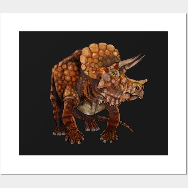 Triceratops Forest Wall Art by Shadowind